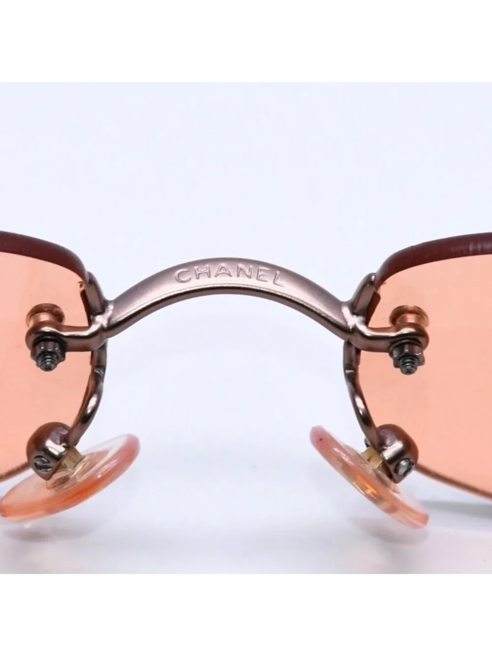 Chanel Rimless Sunglasses Eyewear 4002 CC Logo